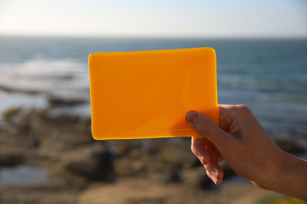 Retro Mustard Photo Panel 4" x 6"
